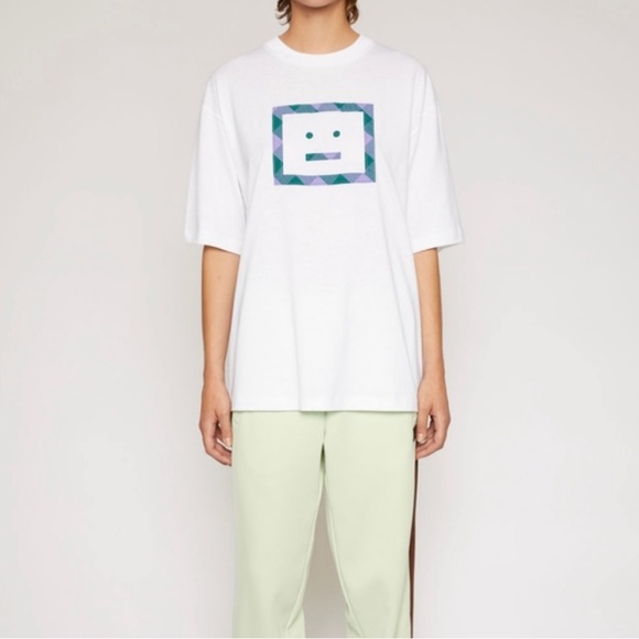 *LOWEST PRICE FIRM Acne Studios Face-applique t-shirt - Picture 2 of 10